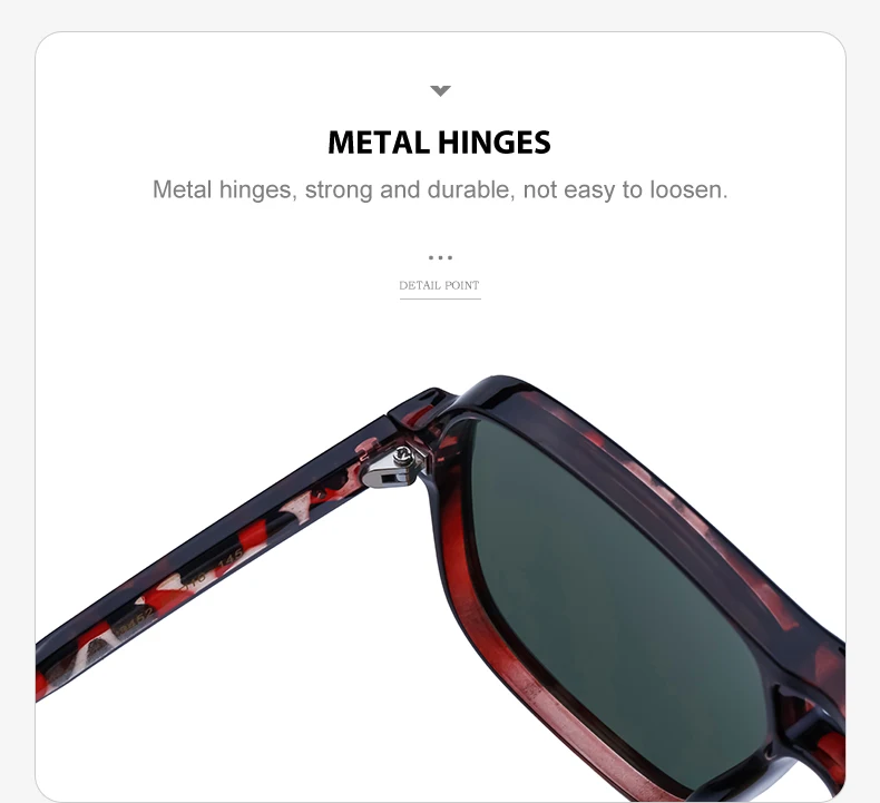 Vintage Rechteckige Sonnenbrille 2026 Luxusmarken-Designer Retro Rechteckige Sonnenbrillen für Herren Modische Quadratische Schattierungen Eyewear – Detail 9