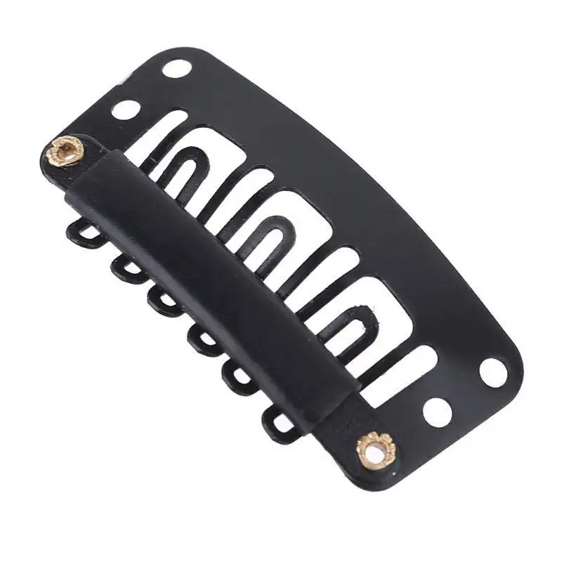 

A52E 10 шт. 32 мм U-образные металлические заколки для волос для наращивания волос, парик с уточной клипсой