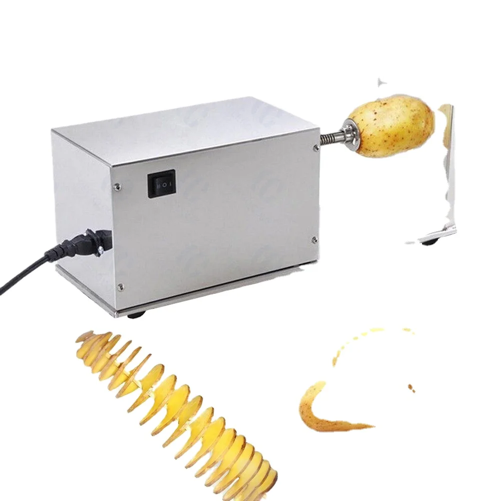 Tornado Potato Slicer/spiral Potato Cutter/potato Tower Slicer/snack Food Processing Machine
