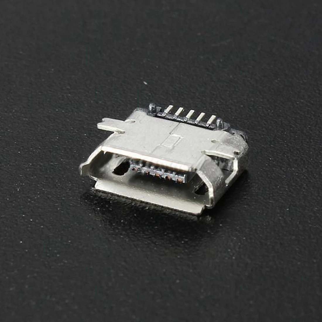 50 sztuk Micro USB typ B żeńskie 5Pin SMT gniazdo typu jack złącze Port płytka drukowana