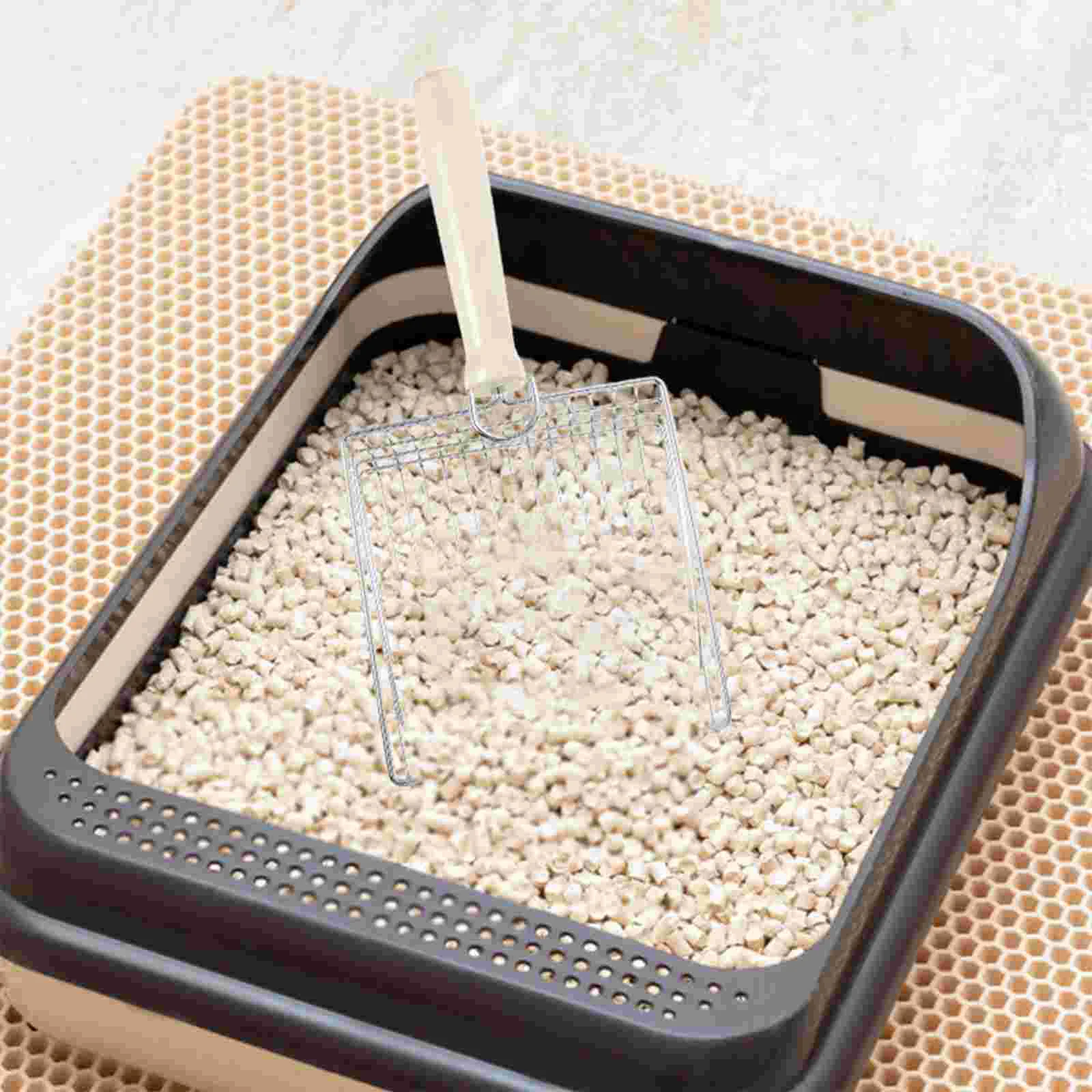 Cat Litter Scoop Metal Poop Picker Large Sand No Smell Hole Filter Practical Cleaning Helper Pet Supplies