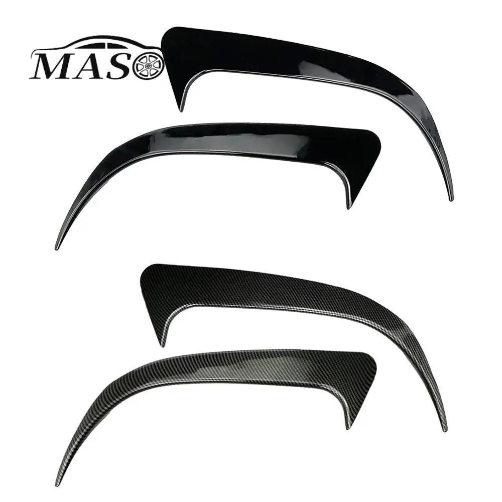 2pcs Rear Bumper Splitter Side Canards Trim for Benz CLA-Class C117 CLA200, CLA220, and CLA250 2013-2019