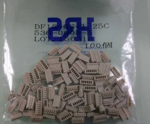 

20pcs/lot DF13-6S-1.25C 1.25MM 6PIN 100% New