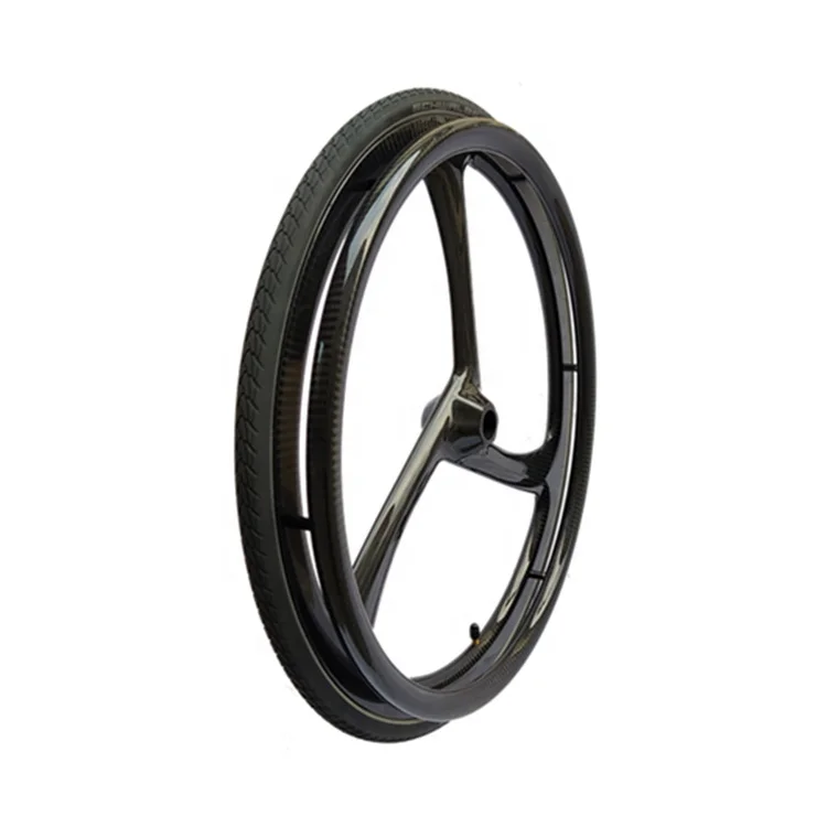 

24'' Carbon Fiber Tri Spoke Ultralight Wheelchair Wheel