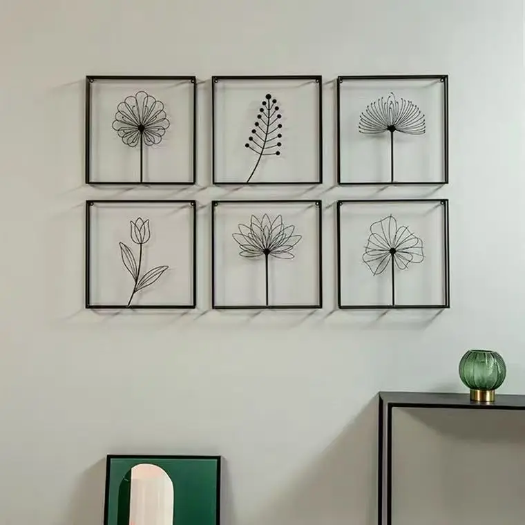 &c 38X38CM  Dropshipping Manufacturer Metallic Wall Living Room Home Luxury Art Handicraft Hangings House Decoration Interior