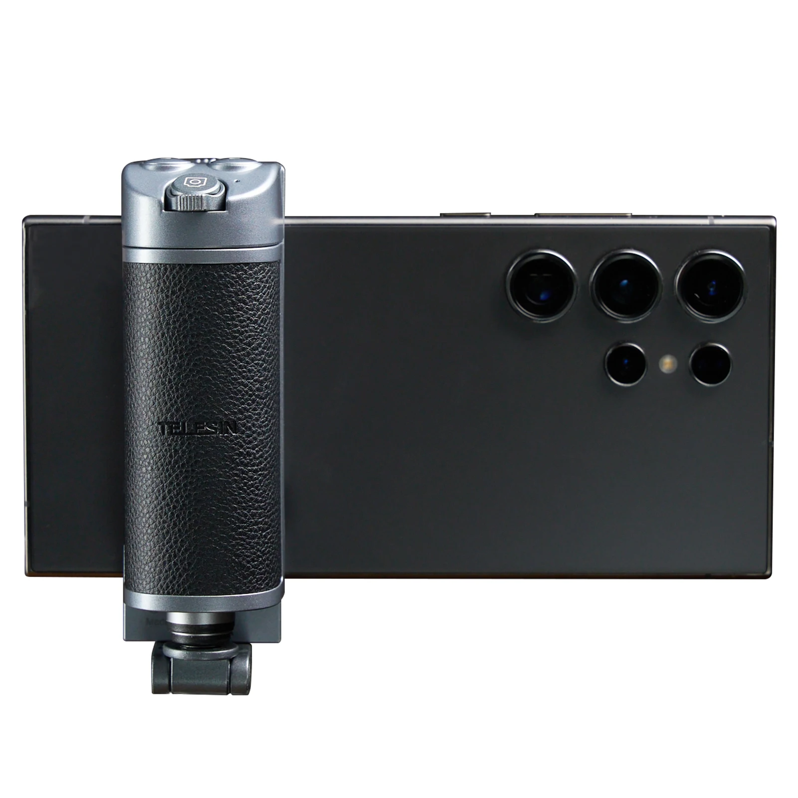 TELESIN°shooting Grip for Phone, Bluetooth Mobile Phone Grip, with Detachable Remote Control, Compatible with All Phone