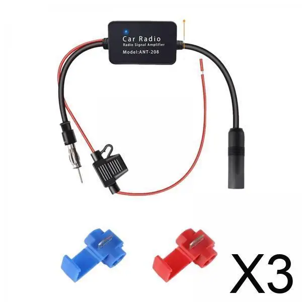 

Car Antenna Amplifier Waterproof Dustproof Amplified Antenna Booster for Improved Car Radio Reception in Vehicles