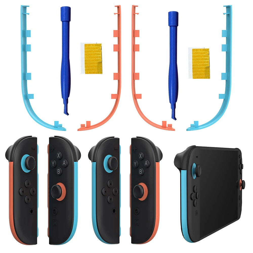 For Switch 2 Joy-Con Left and Right Controllers Decorative Strips Plastic Decorative Trim Replacement for Nintendo for Switch 2