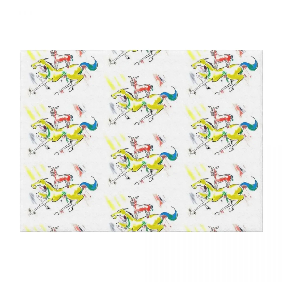 

Majnu Bhai Welcome Painting (Transparent) Throw Blanket Travel blankets and throws Large Decorative Sofas Blankets