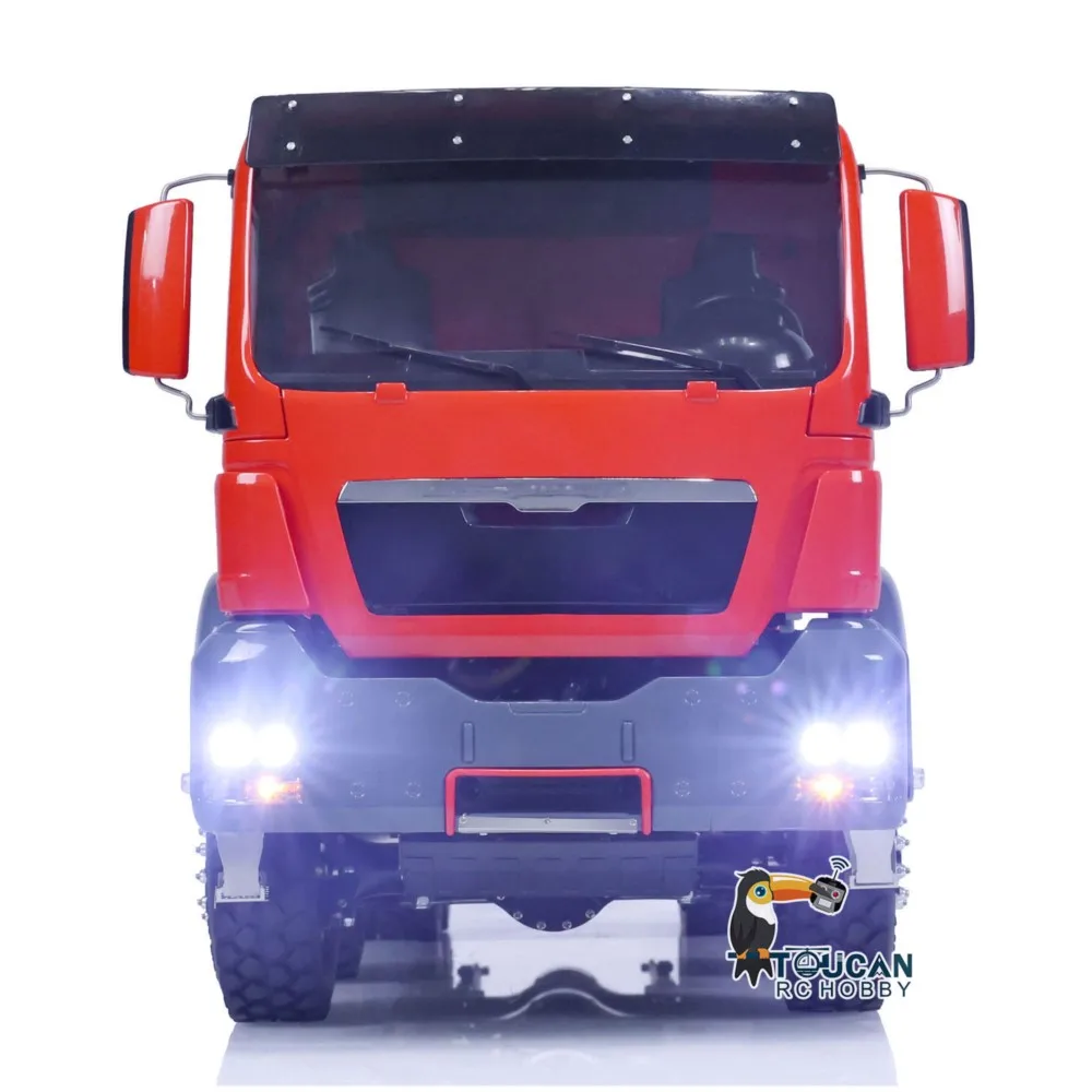 

LESU 1/14 TGS 8*8 Hydraulic Dumper Truck RC Roll On/Off Tipper Servo KIT Cab TOUCAN Radio Control Tipper Vehicle Car Machine