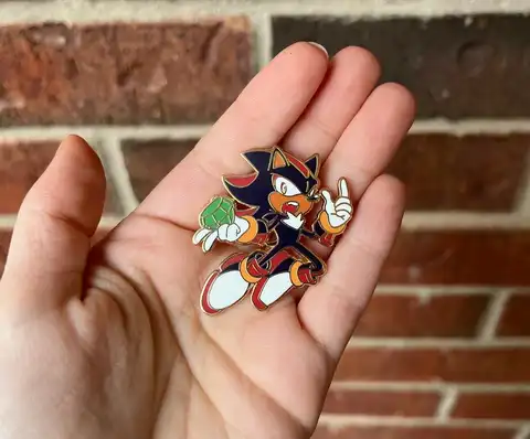 Shadow the Hedgehog Enamel Pin
