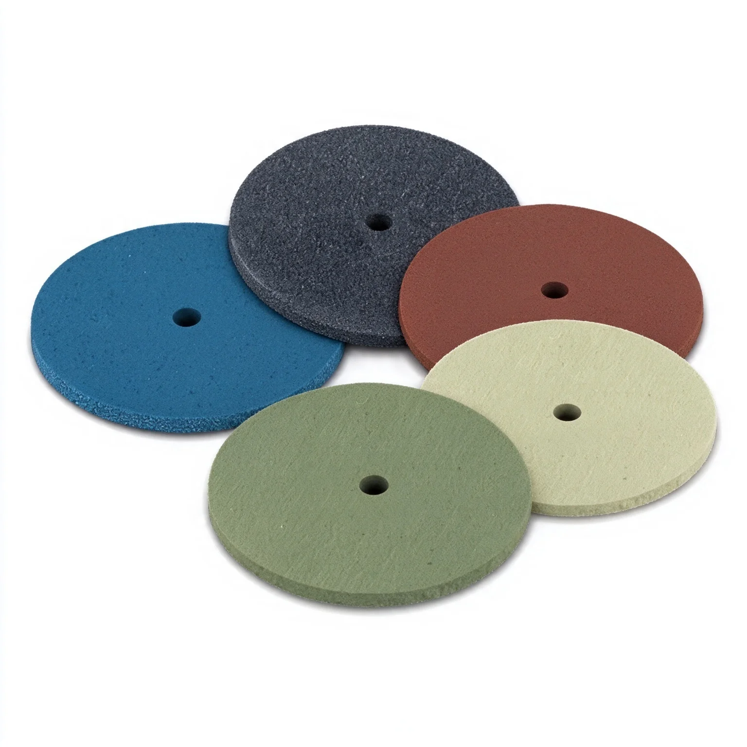 EveFlex 22x1mm Square Edge Rubber Polishing Wheel Pack of 10 Silicone Carbide Abrasive Disc Polisher for Jewelry