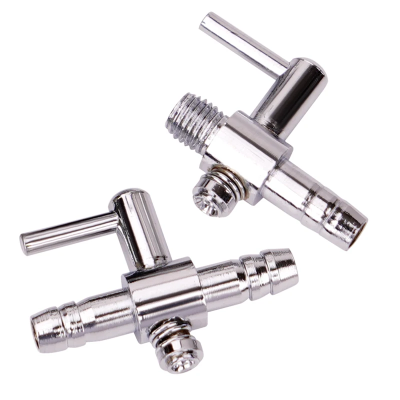 Aquarium Air Distributor Stainless Steel Air Splitter Flow Controller Pump Switch Valve Tap Fish Tank Oxygen Pump Accessories