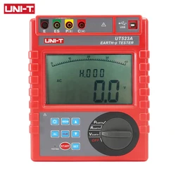 UNI-T Earth Resistance Tester UT523A Digital Ohm meter Smart Insulation Tester Ground Tester Milliohm Meter