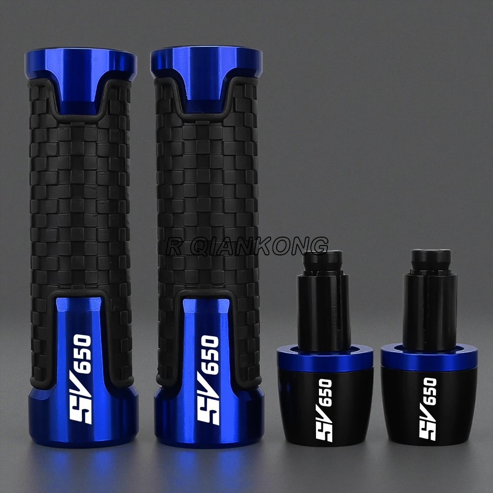 لسوزوكي SV650 SV 650S SV 650X ABS 1999-2025 2024 2023 2022 دراجة نارية المقود القبضات بار ينتهي قبضة اليد التوصيل المنزلق نهاية قبعات