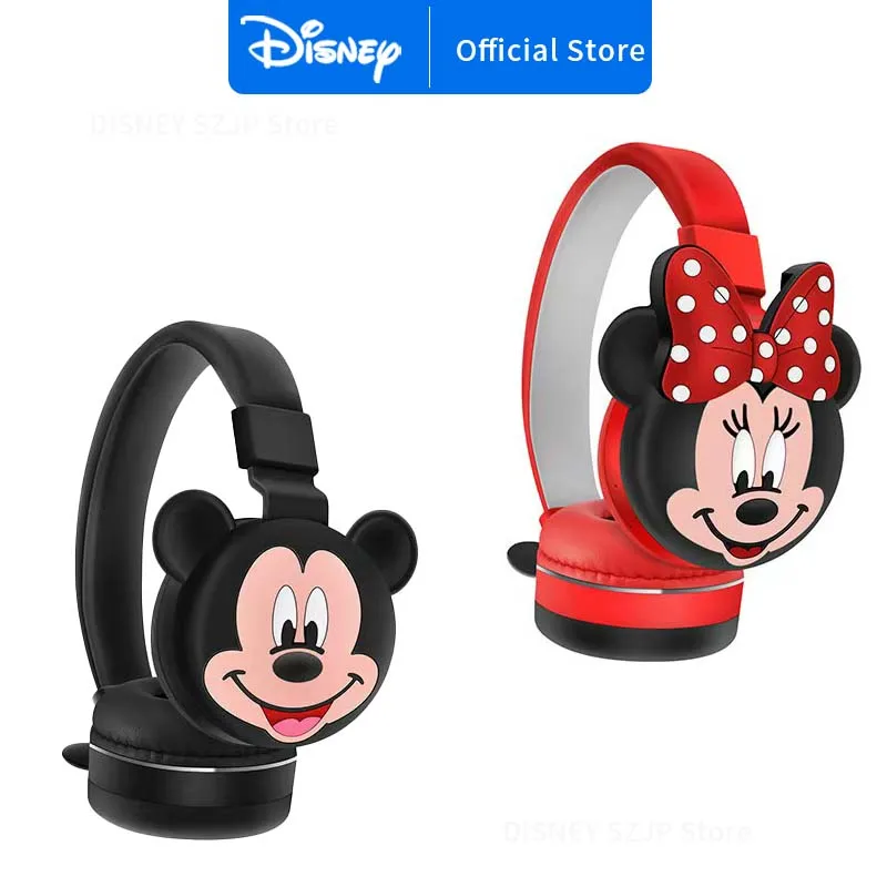 Disney Minnie Mickey Bluetooth Headphones HIFI Sound Foldable Wireless Earphones Headsets Anime Cartoon Fashion Hottie Y2k Gifts