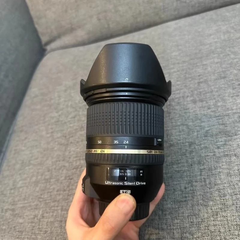 95% New Genuine For Tamron SP 24-70mm F2.8 Di VC USD（A007）Standard Zoom Lens Full Frame DSLR Camera