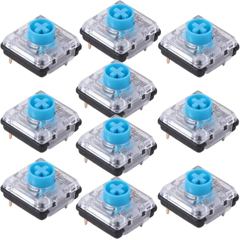 10pcs Acrylic Choc V2 Low Profile Switch Mini RGB Low RGB Key Keypad Knocking Custom Low Profile Switch Mechanical Keyboard