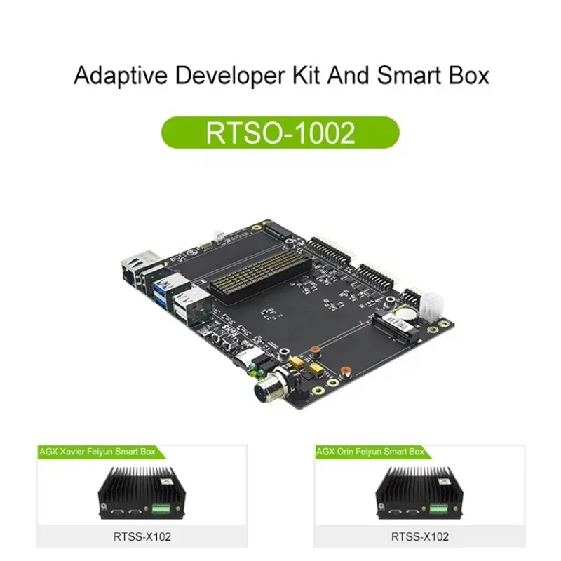 Realtimes NVIDIA Jetson AGX Xavier/Orin الناقل مجلس RTSO-1002 الناقل لوحة ل NVIDIA Jetson AGX Orin وحدة حافة الحوسبة