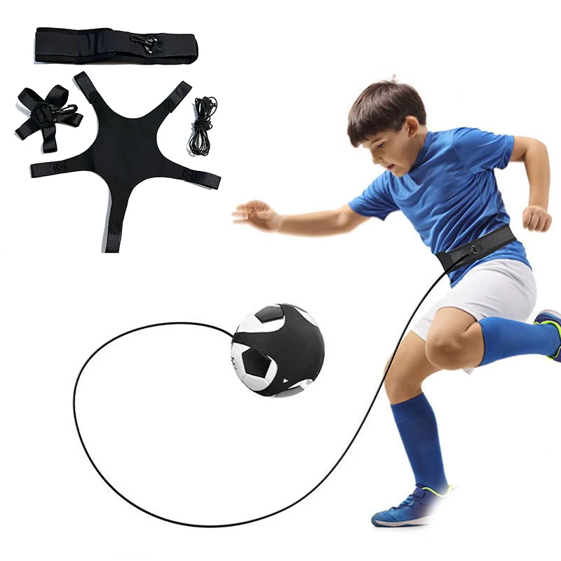 

Portable Soccer Kick Trainer for Solo Practice - Football Training Aid for Kids & Adults, Skills Improvement Equipment