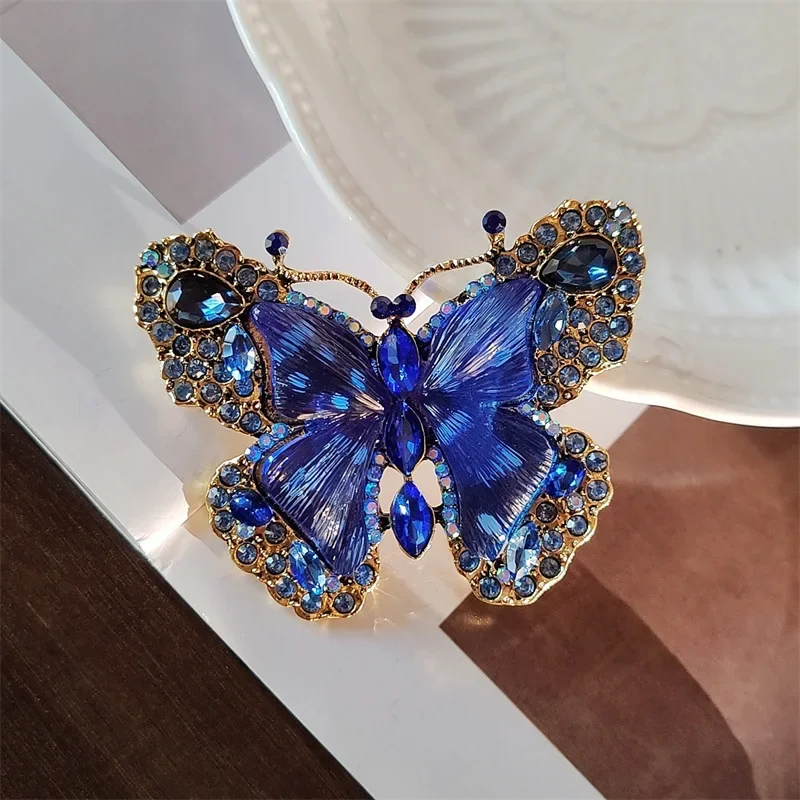 New Versatile Fashionable Colorful Butterfly Fairy Exquisite Brooch