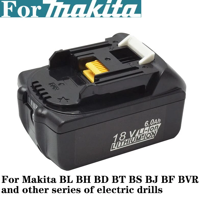 18650 18V 18ah Lithium-Ion Oplaadbare Batterij Geschikt Voor Makita Bl Bh Bd Bt Bs Bj Bf Bvr En Andere Series Elektrische Boormachines