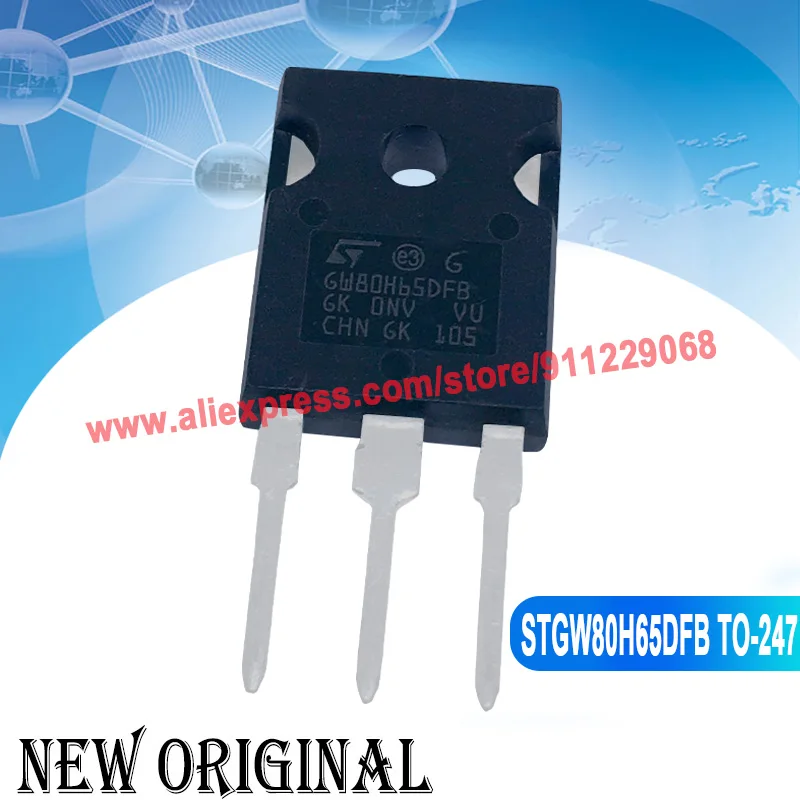 (2 stuks)GW80H65DFB STGW80H65DFB TO-247 650V 120A