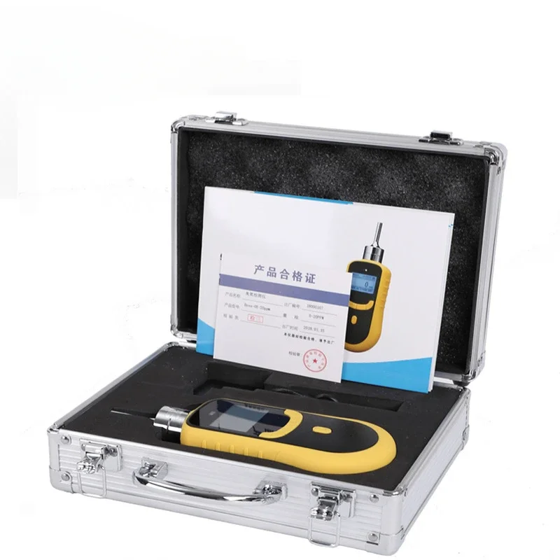 

portable pump-suction ozone detector gas O3 carbon dioxide concentration residual tester in stock.
