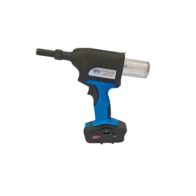 

VBRG -64 Automatic Electric Pop Rivet Gun - One-Handed Operation for Tight Spaces Rivet Lithium Battery Riveter
