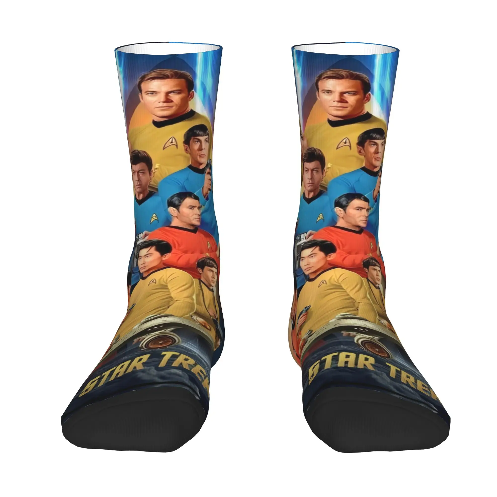 Star Trek Science Fiction TV Series  Dress Socks Mens Womens Warm Fashion  Crew Socks
