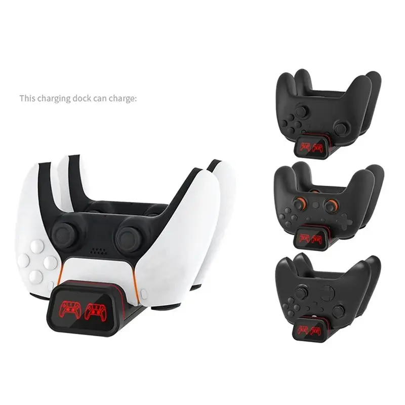 【reducao-de-preco-】-estacao-de-carregamento-dupla-com-suporte-para-controles-de-xbox-series-x-s-e-suporte-de-carregamento-para-ps5-nintendo