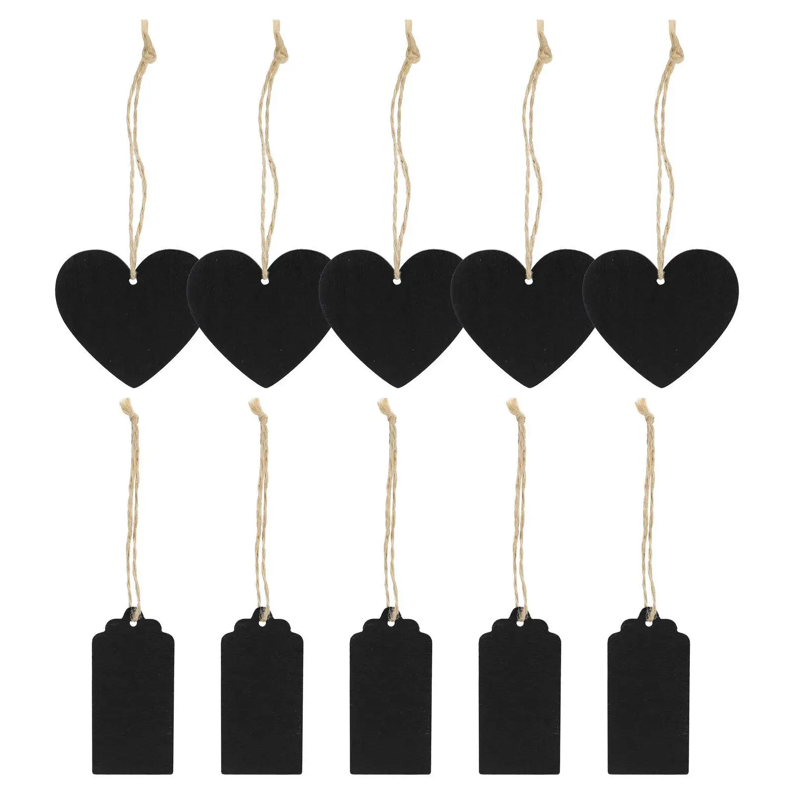 100pcs-wooden-hanging-mini-chalkboards-double-sides-blackboard-tags-reusable-for-home-office-birthday-christmas-decoration