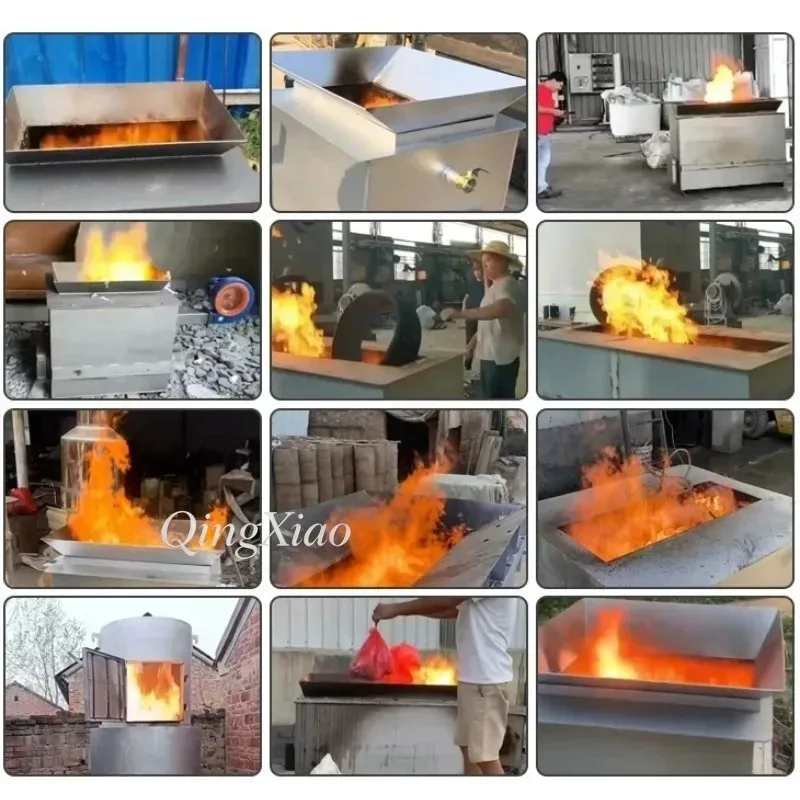 Eco Friendly Smokeless High Temp Thermal Decomposition Furnace For Waste Rubber Plastic Tyre And Household Waste Processing