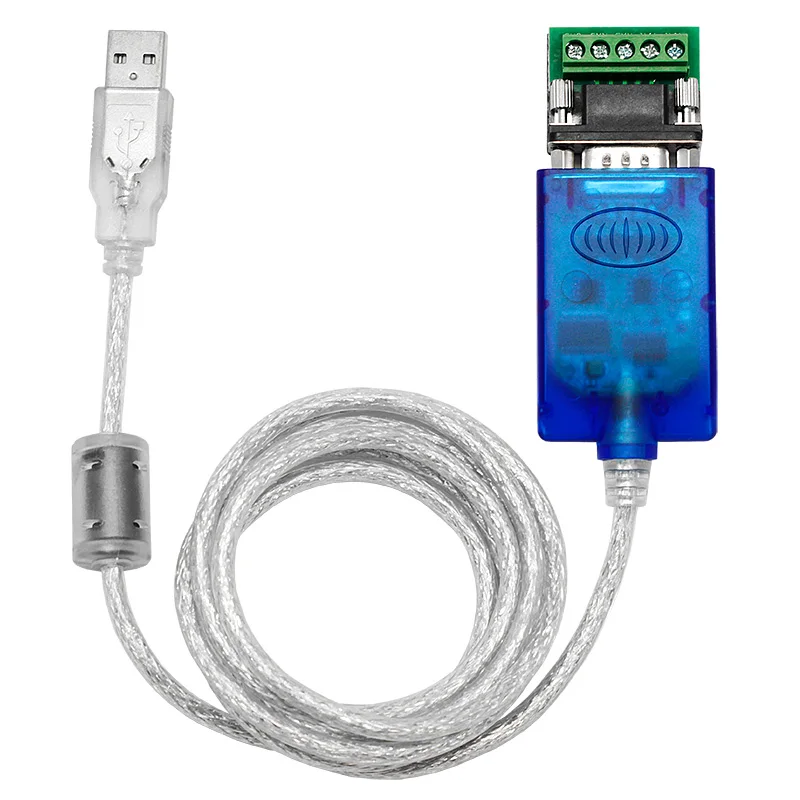 UOTEK 1.5m 3m USB à RS-422 RS-485 Convertisseur RS422 RS485 USB2.0 Câble DB9 Adaptateur Transparent avec Chipset Anneau Magnétique UT-890A