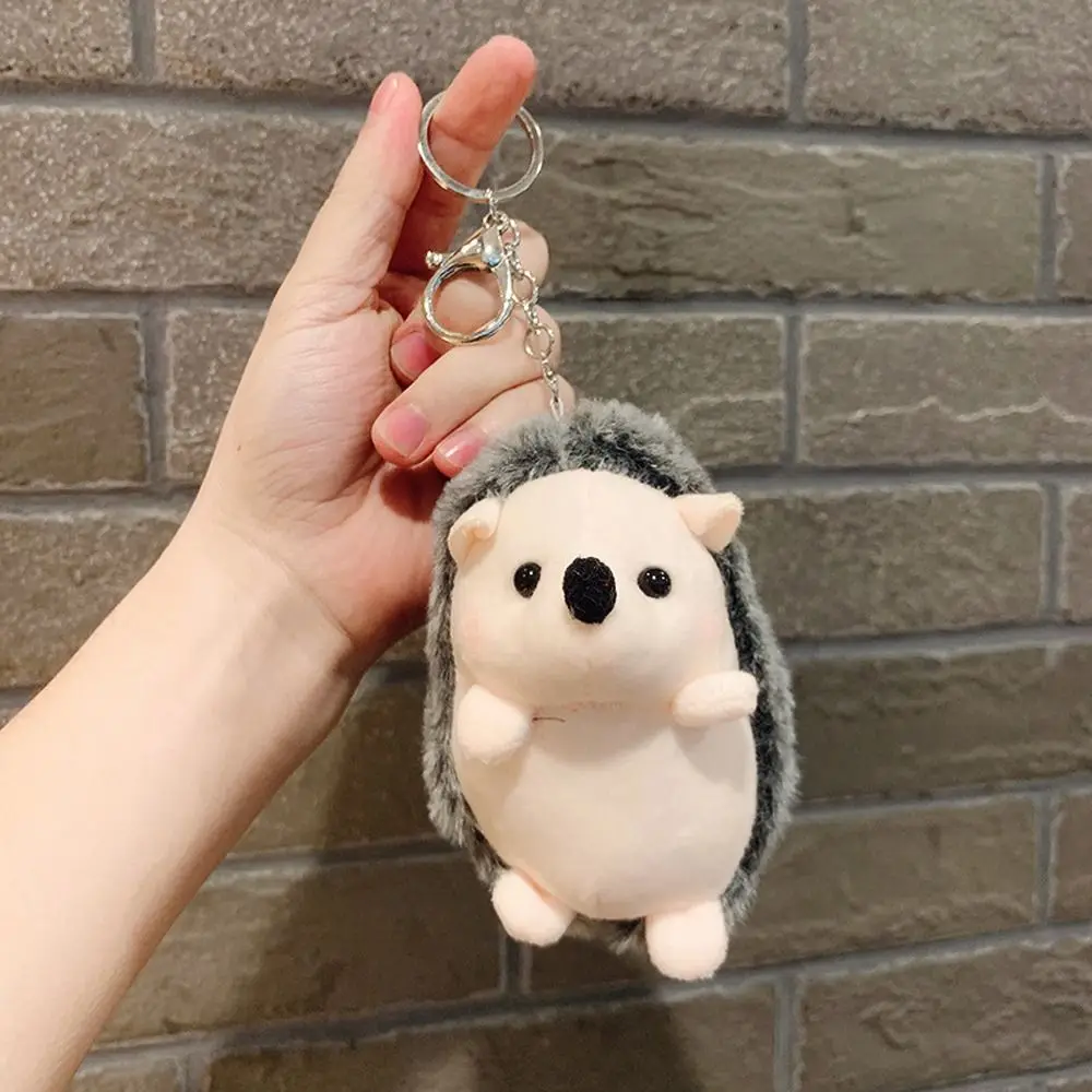 Kawaii Plush Toy Cartoon Hanging Ornament Alloy Car Accessory Car Key Ring Korean Style Key Chain Bag Pendant Girls Key Chain