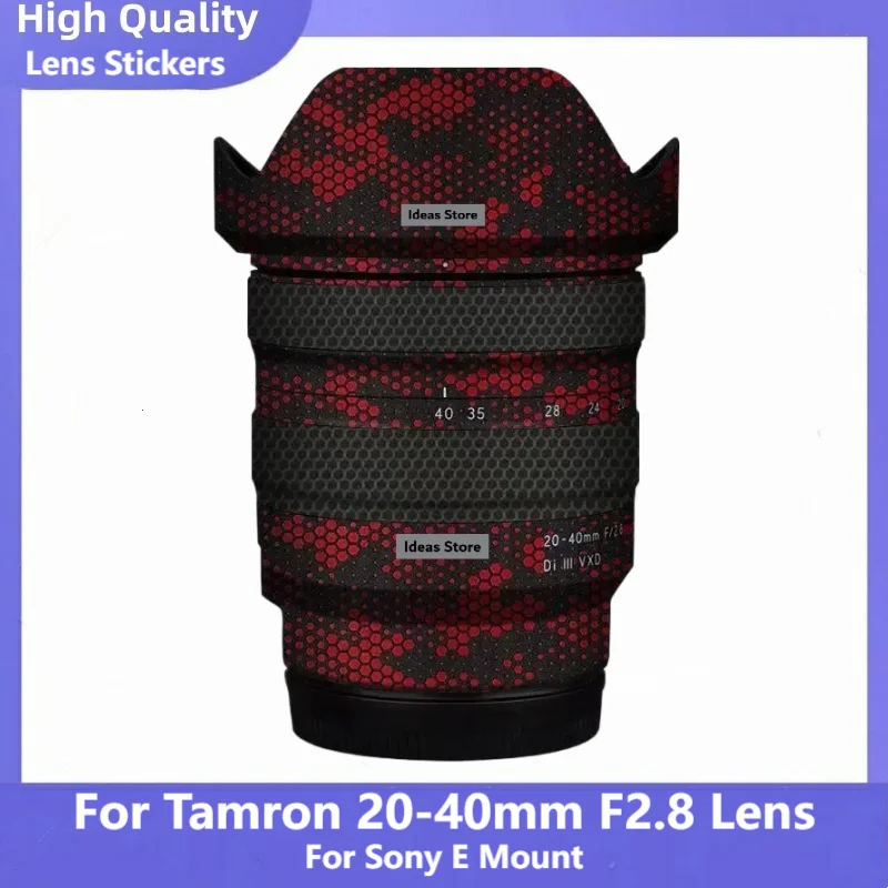 

Для Tamron 20-40 мм 2,8 F/2,8 Di III VXD A062 Наклейка на кожу Виниловая пленка для объектива экшн-камеры 20-40 F2,8 для Sony E Mount