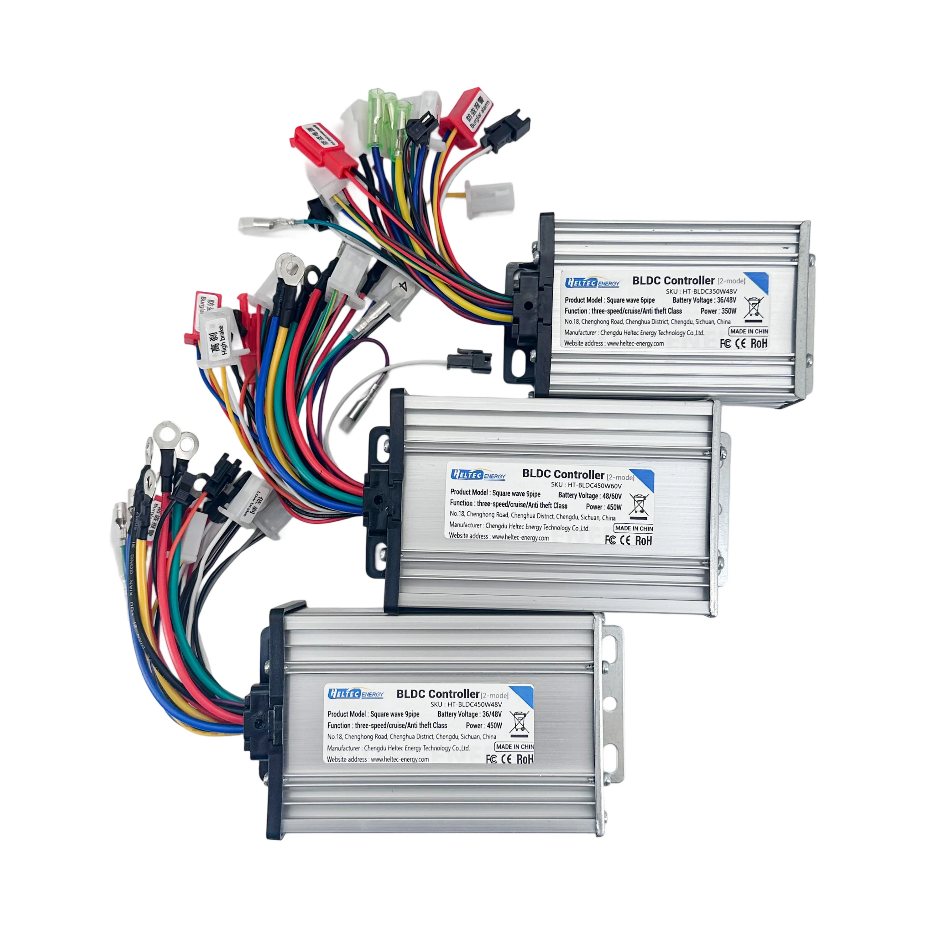  Electric Bicycle Accessories 36V/48V Electric Bike 350W Brushless DC Motor Controller For Electric Bicycle E-bike Scooter