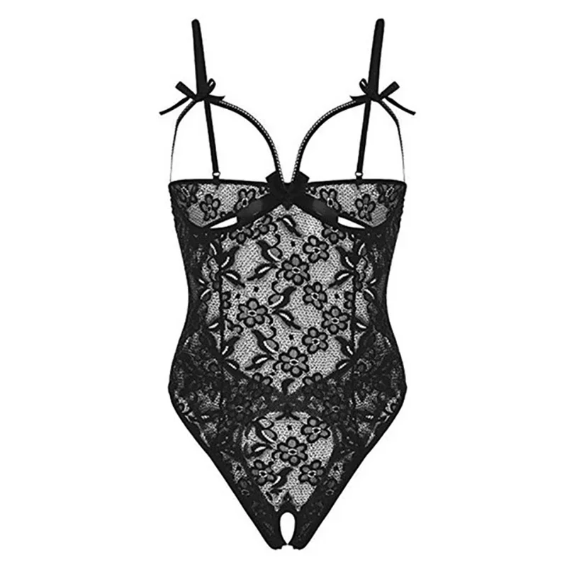 Plus size Sexy Lace Lingerie Women Erotic Open Crotch Underwear Sexy Costumes Teddy Porn Sex Lenceria Mujer Temptation Corset