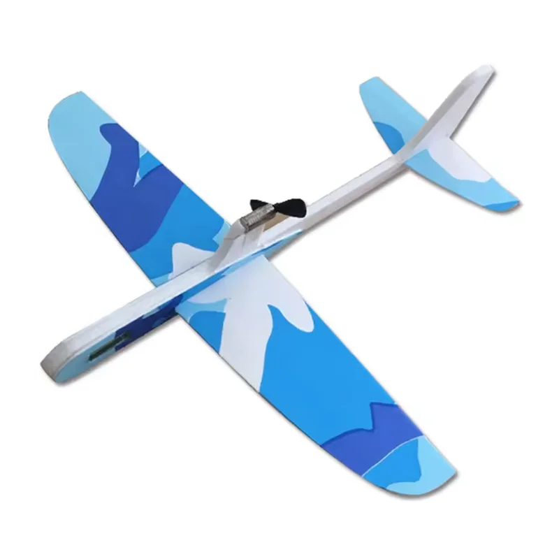 Single-Wing Electric Glider DIY Assembly Capacitor Airplane Toy Electric Free-Flight Science Model for Kids STEM Learning