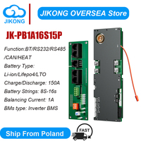 Jikong JKBMS Inverter PB1A16S15P Active Balance Smart BMS 8S 9S 10S 11S 12S 13S 14S 15S 16S 150A Li-ion LiFePo4 Household Energy