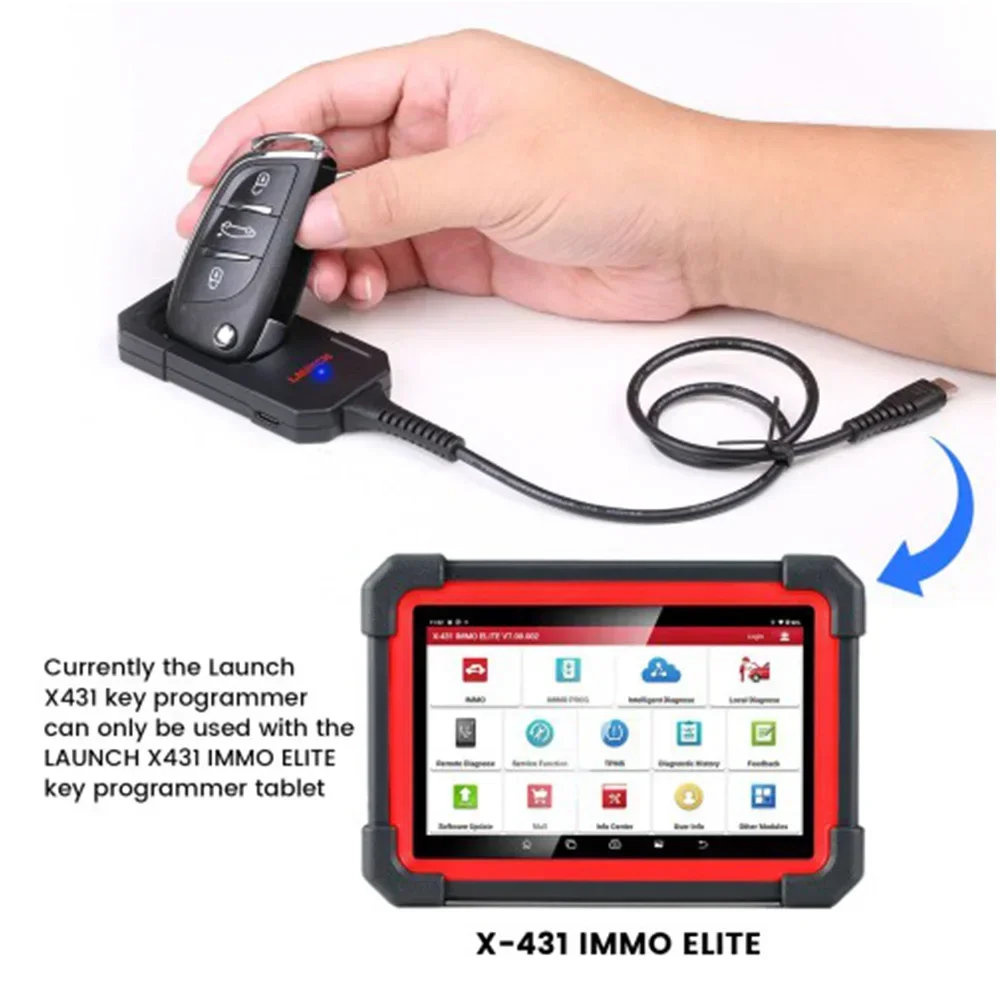 Picture 5: LAUNCH X-431 Key Programmer x 4 Keys Set IMMO Programming Tools work with X431 PAD V/ IMMO ELITE/ PLUS /PROG 3