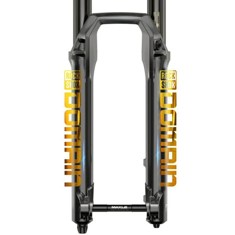 Rockshox DOMAIN MTB Front Fork Sticker Mountain Road Bike Front Fork Decals Cycling Waterproof Decorative Bicycle Accessories