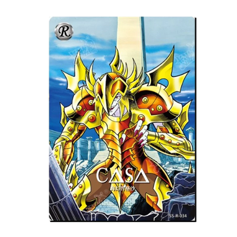 Anime Saint Seiya The Holy Vestment Awakens R card Death Mask God Warrior Dokho Shaka Rare collection Birthday Christmas gifts