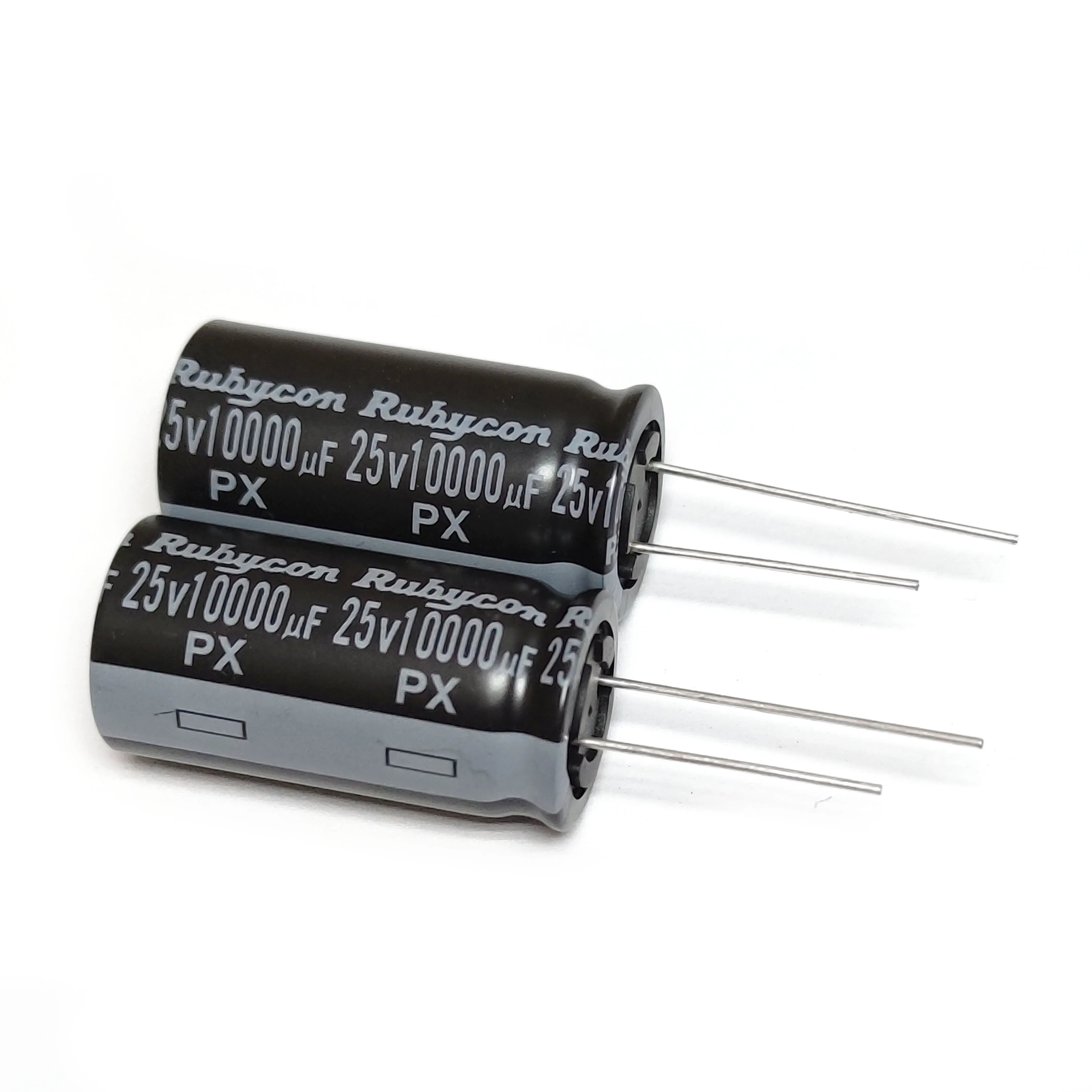 50PCS 25V10000UF PX 18X35.5 Original New RUBYCON Aluminum Electrolytic Capacitors Long Life Low Impedance