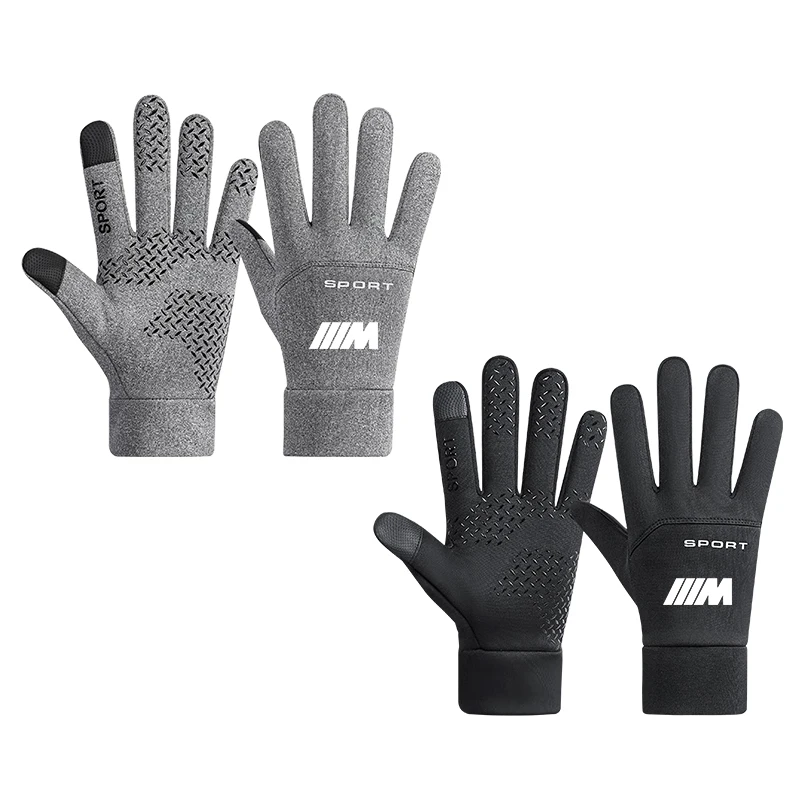 AliExpress Winter Warm Gloves Touch Screen Windproof Cold-proof Cycling Glove For BMW 1 3 5 7 Series M F01 F20 F10 F13 E52 E53 E60 E93