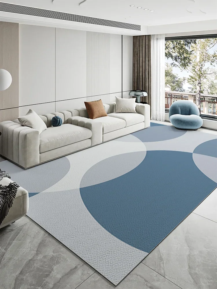 HD-Modern Geometric Floor Rug – Extra Long Living Room Bedroom Runner, Under Sofa Coffee Table Carpet