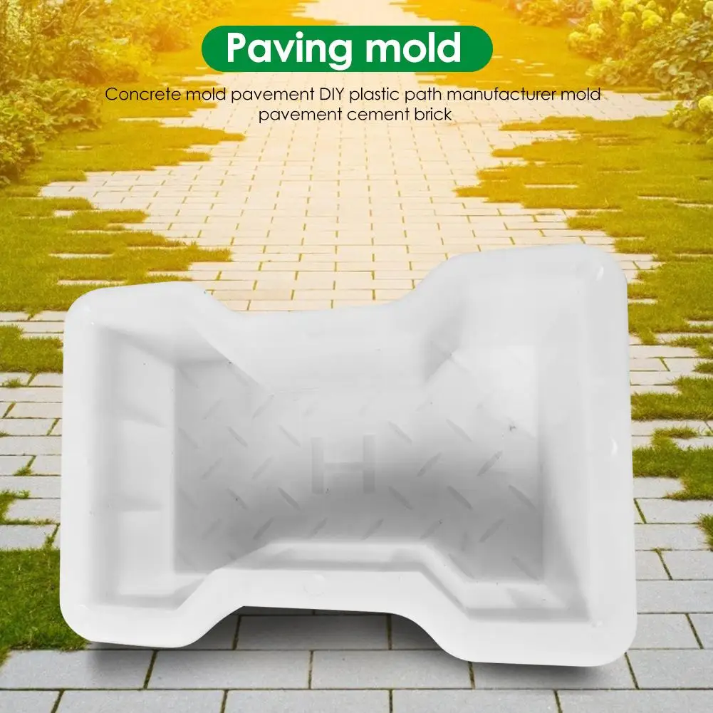 

Garden Walk Pavement Mold DIY Manual Road Path Paving Brick Stone Concrete Mould