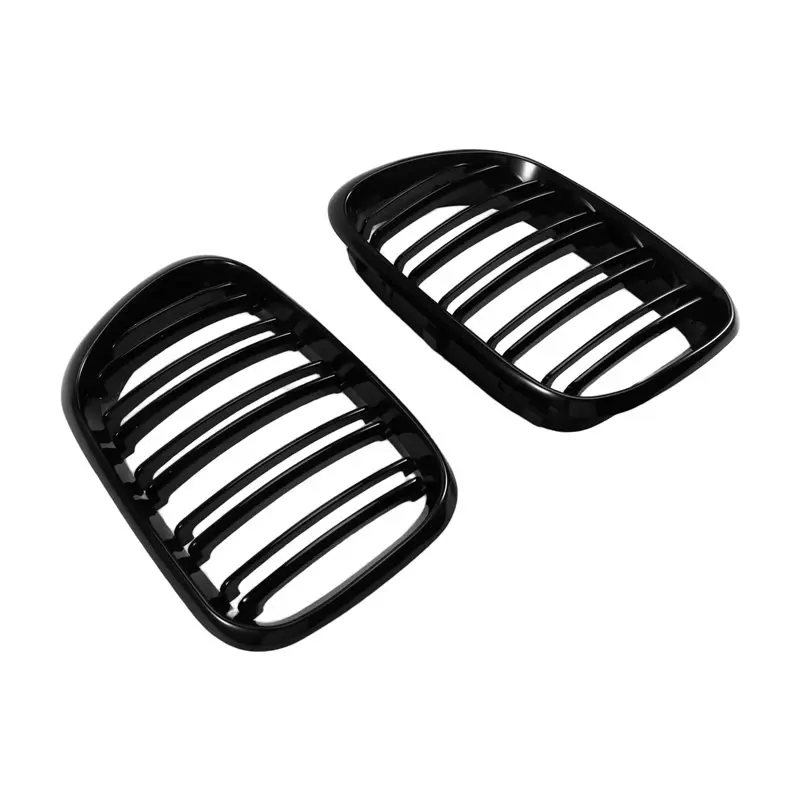 Front Hood Grille Mesh Grille Kidney Grille For BMW X5 E53 1999-2003 Car Replacement Parts-X59A