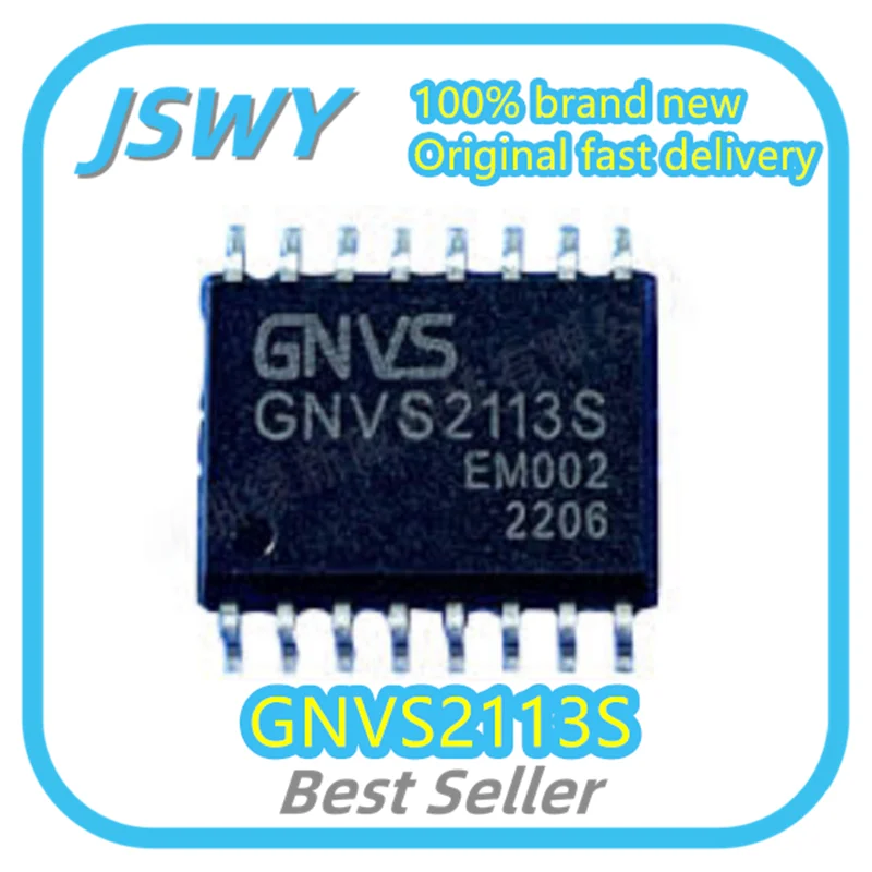 

(10/50pcs) GNVS2113S SOP-16 Inverter Power Supply Half Bridge Driver IC Brand New Original