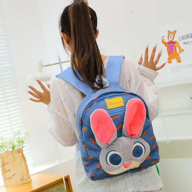 ديزني نيك وايلد جودي هوبز أفخم آذان كبيرة سستة سعة كبيرة على ظهره الكتف طالب حقيبة التخزين هدية عيد ميلاد الصبي